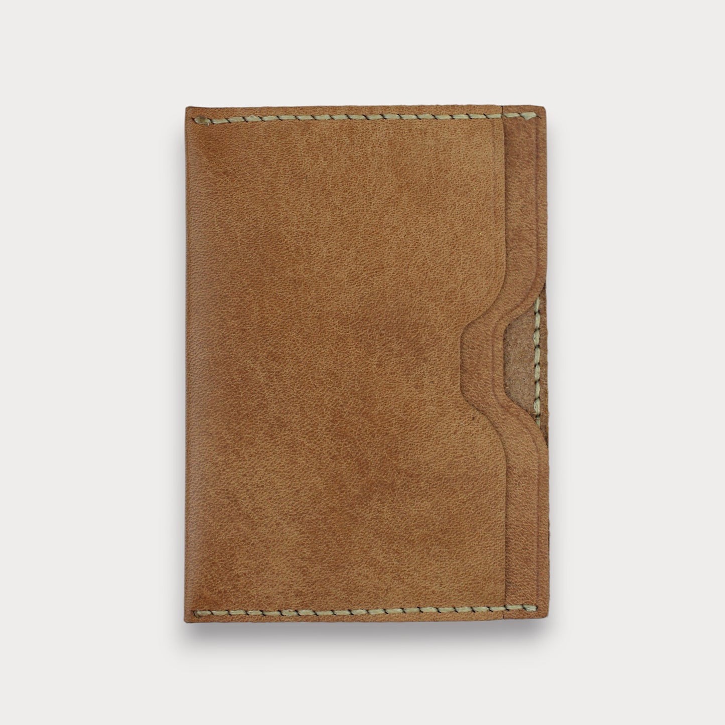El Yapımı Minimalist Deri Kartlık – Café Noir