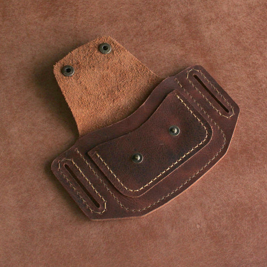 Deri Kamp Kemer Cüzdanı