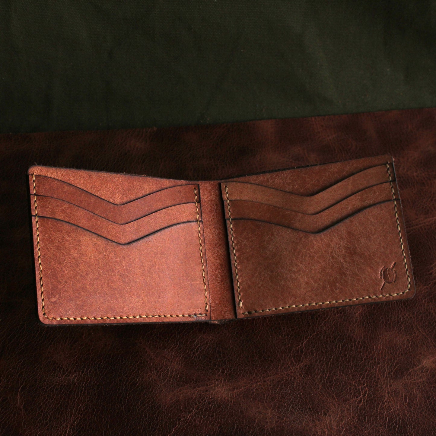 El Yapımı Klasik Deri Cüzdan – Mug | Coffee Leathers