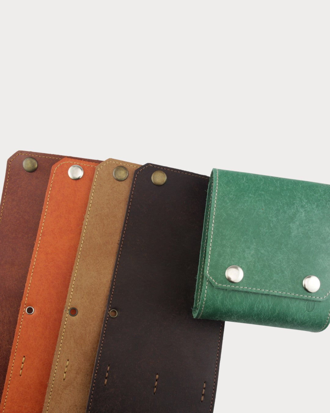 Deri Kamp Mutfak Seti – Deri Baharatlık ve Yağdanlık