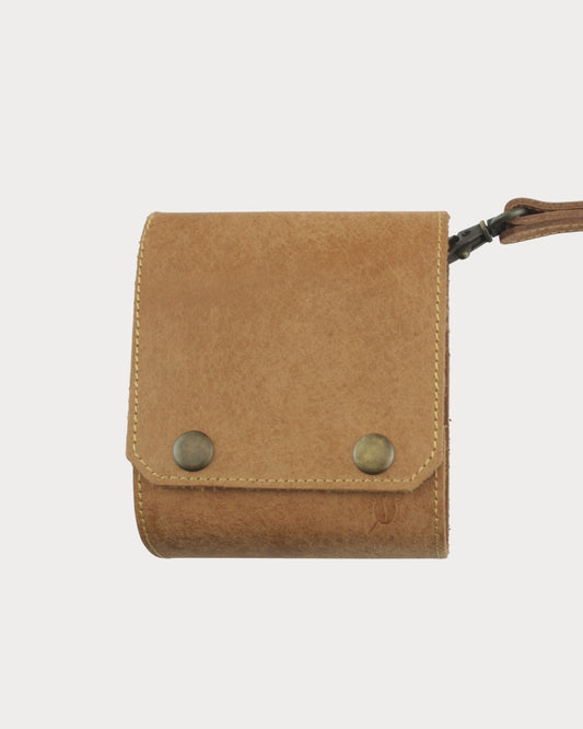 Deri Kamp Yağdanlığı – 2 x 100 ml Plastik Şişe | Askılı Taşıma