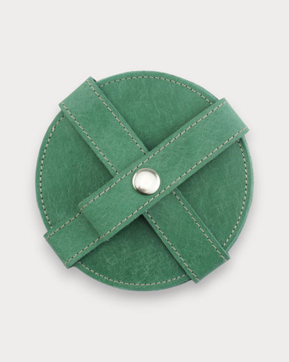 El Yapımı Deri Bardak Altlığı – Brew 6’lı Set