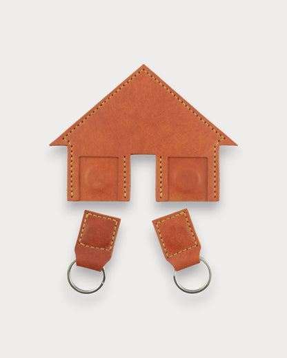 El Yapımı Mıknatıslı Deri Anahtarlık – Home