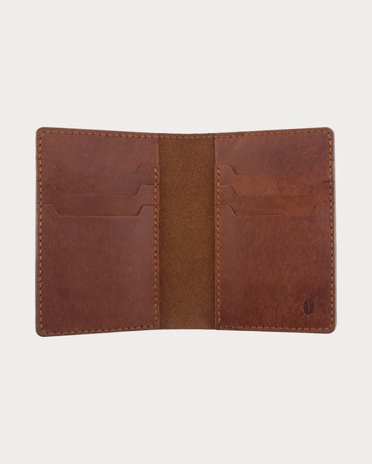 El Yapımı Hakiki Deri Dikey Cüzdan – Vibe