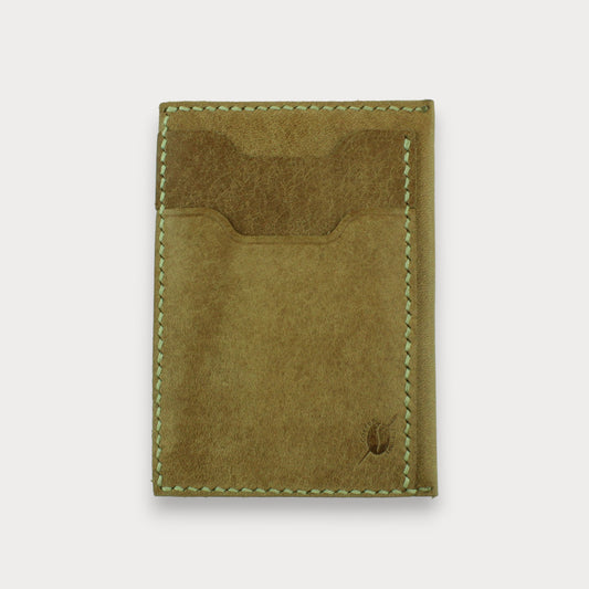 El Yapımı Minimalist Deri Kartlık – Café Noir