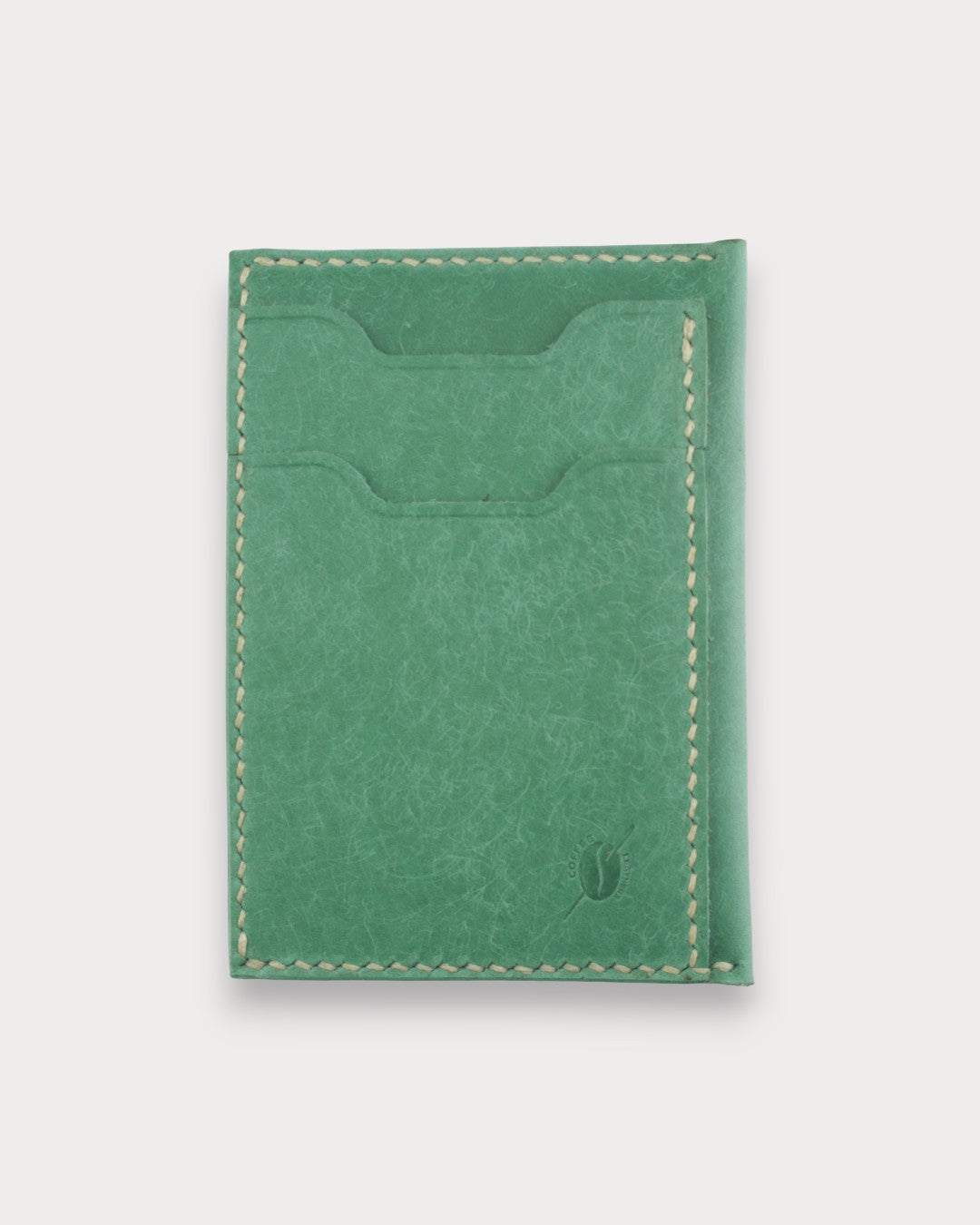 El Yapımı Minimalist Deri Kartlık – Café Noir