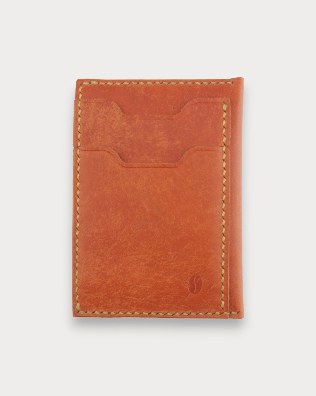 El Yapımı Minimalist Deri Kartlık – Café Noir