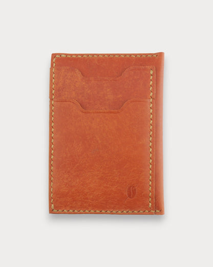 El Yapımı Minimalist Deri Kartlık – Café Noir