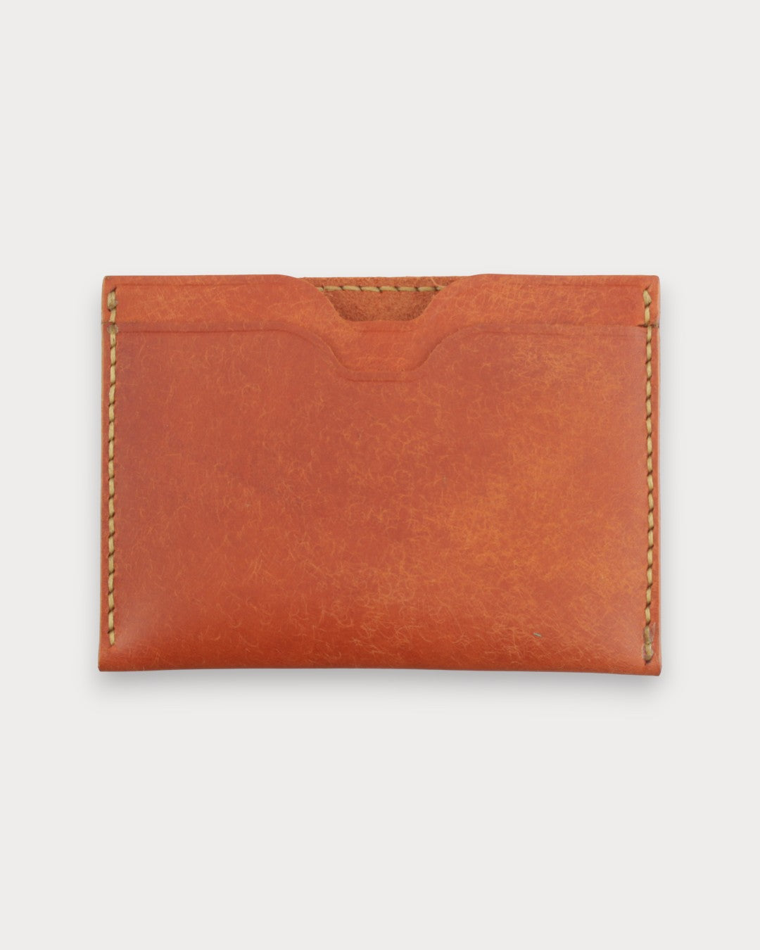 El Yapımı Minimalist Deri Kartlık – Café Noir