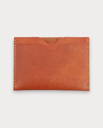 El Yapımı Minimalist Deri Kartlık – Café Noir