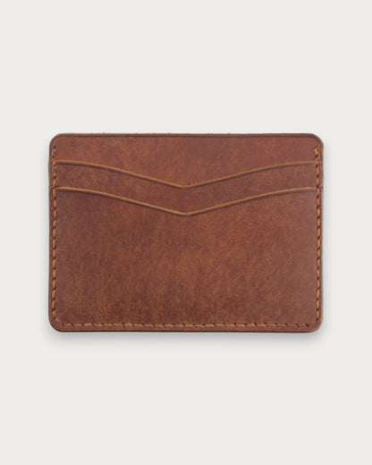 El Yapımı Minimalist Deri Kartlık – Sip