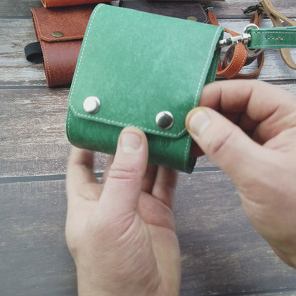 Deri Kamp Mutfak Seti – Deri Baharatlık ve Yağdanlık